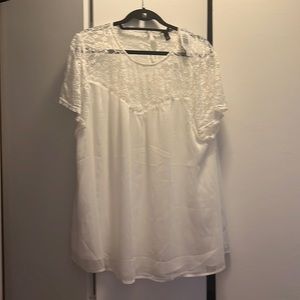 Torrid white blouse size 2X